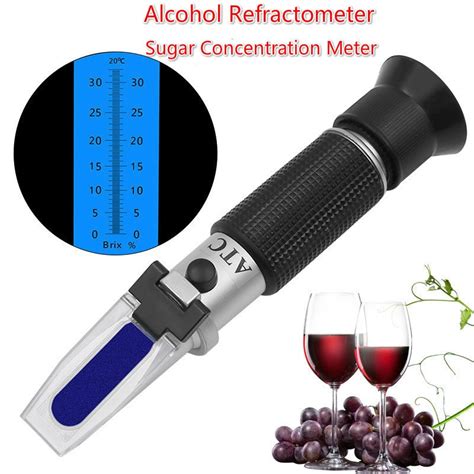 refractometer conversion wine|grape sugar tester.